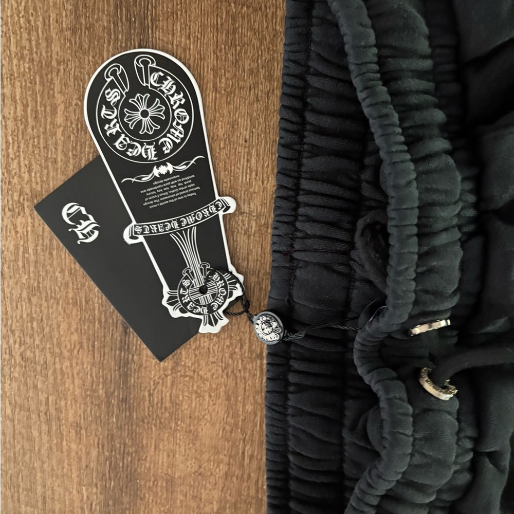 Chrome Hearts Black Drawstring Pants - Picture 2 of 4